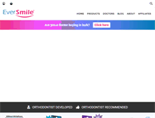Tablet Screenshot of eversmilewhite.com